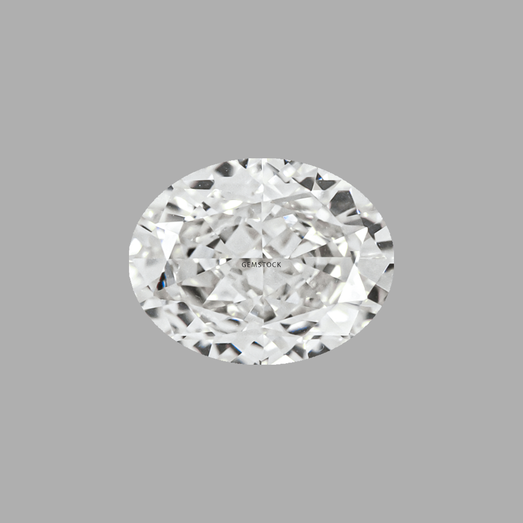 Cubic Zirconia | Oval | 4x6 | White | G-021