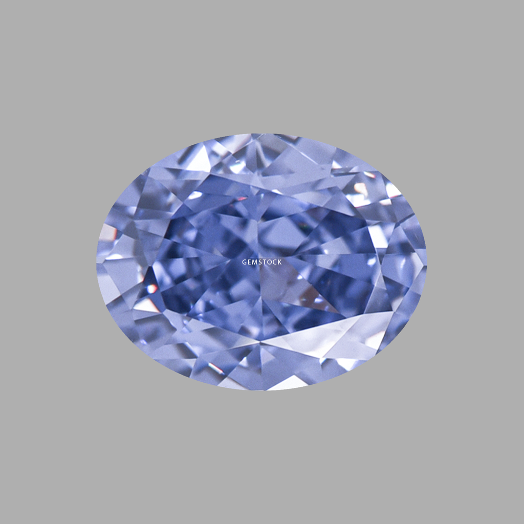 Cubic Zirconia | Oval | 6x8 | Blue Grey | G-055