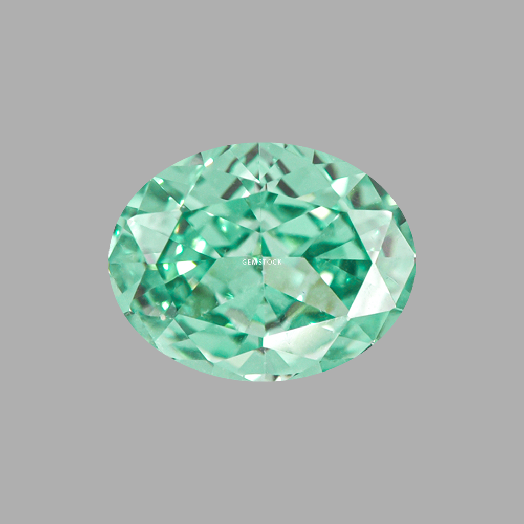 Cubic Zirconia | Oval | 6x8 | Paraiba | G-034