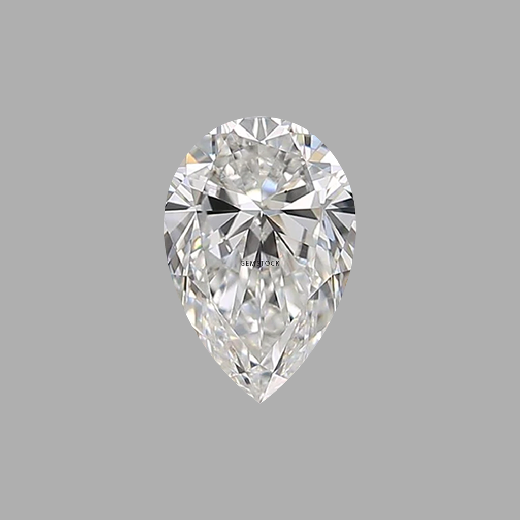 Cubic Zirconia | Pear | 4x6 | G-White | G-022