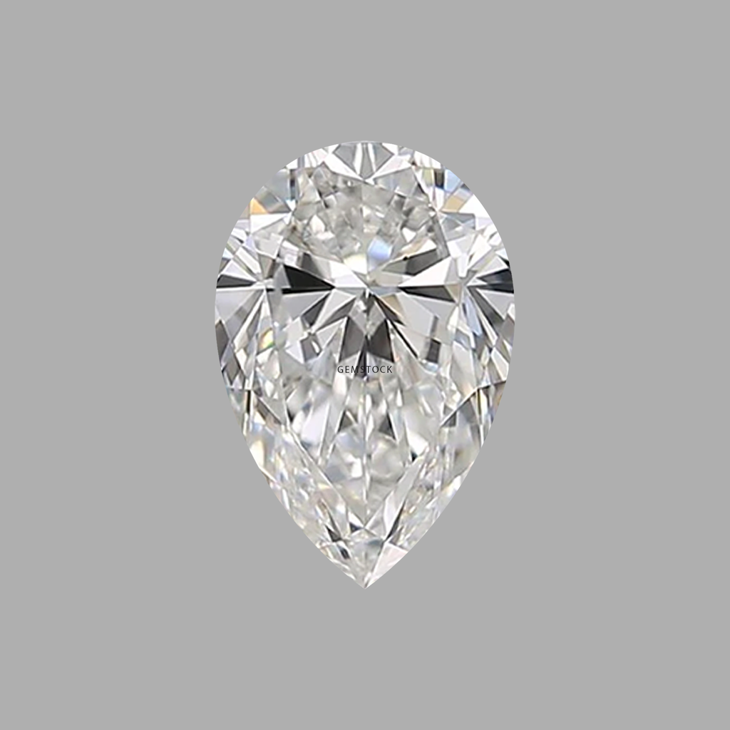 Cubic Zirconia | Pear | 5x8 | White | G-021