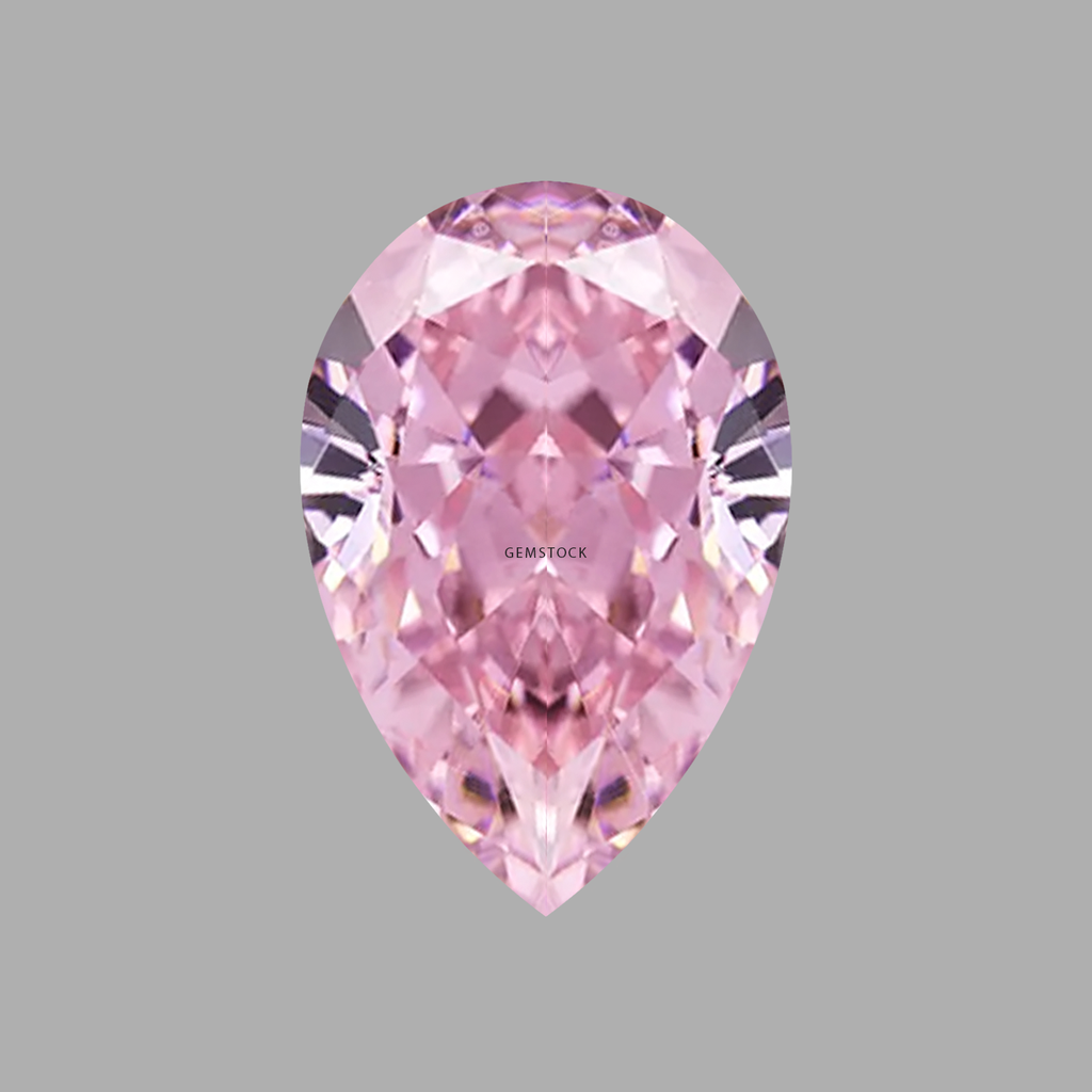 Cubic Zirconia | Pear | 6x9 | Light Pink | G-05