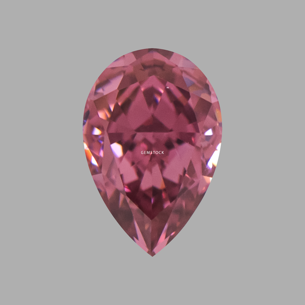 Cubic Zirconia | Pear | 6x9 | Magenta | G-015