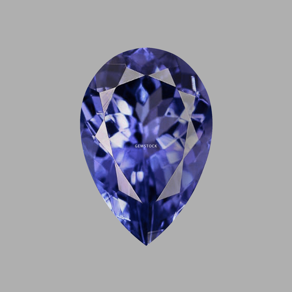 Cubic Zirconia | Pear | 6x9 | Tanzanite Blue | G-057