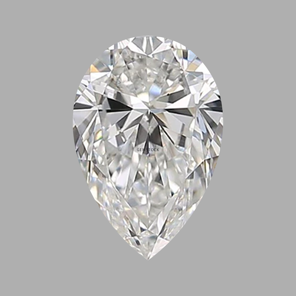 Cubic Zirconia | Pear | 8x12 | G-White | G-022