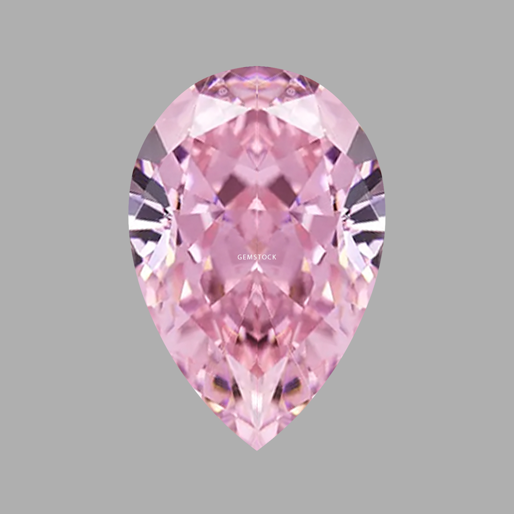 Cubic Zirconia | Pear | 8x12 | Light Pink | G-05