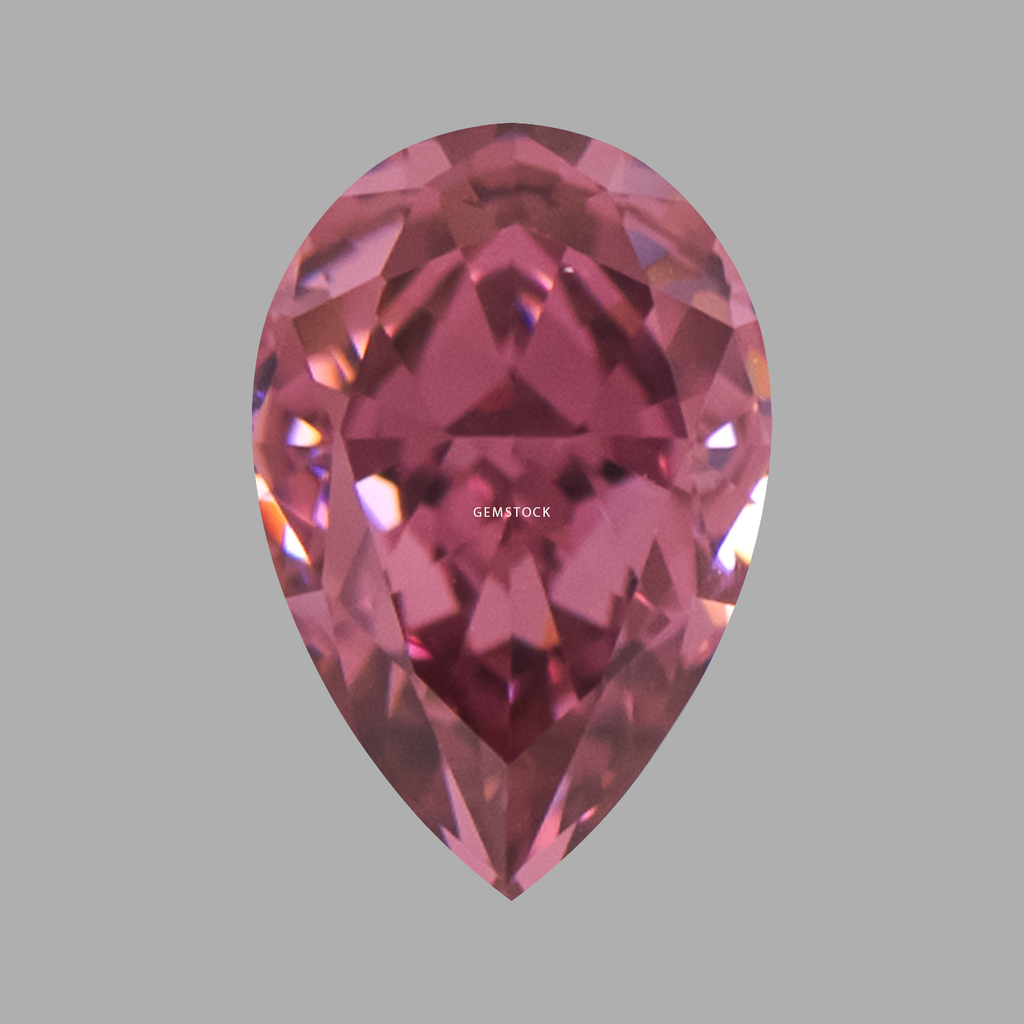 Cubic Zirconia | Pear | 8x12 | Magenta | G-015