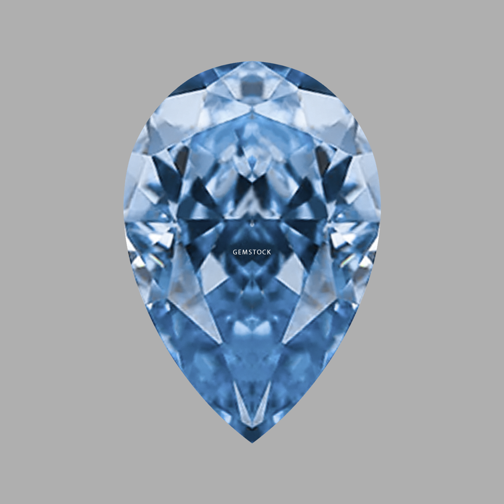Cubic Zirconia | Pear | 8x12 | Sea Blue | G-052