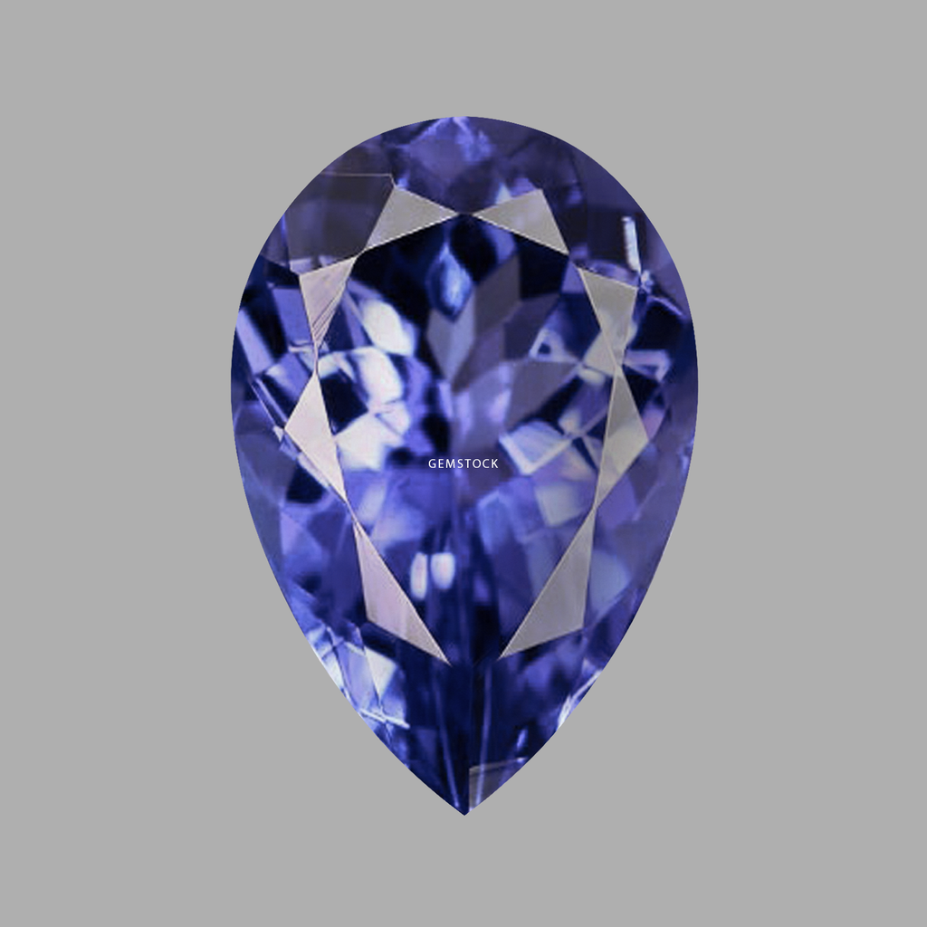 Cubic Zirconia | Pear | 8x12 | Tanzanite  Blue | G-057